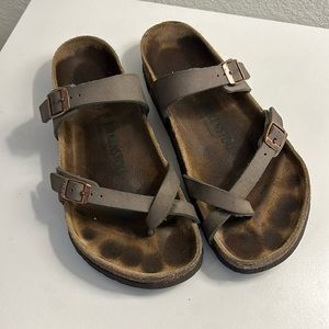 Birkenstock Mayari in Stone size 39